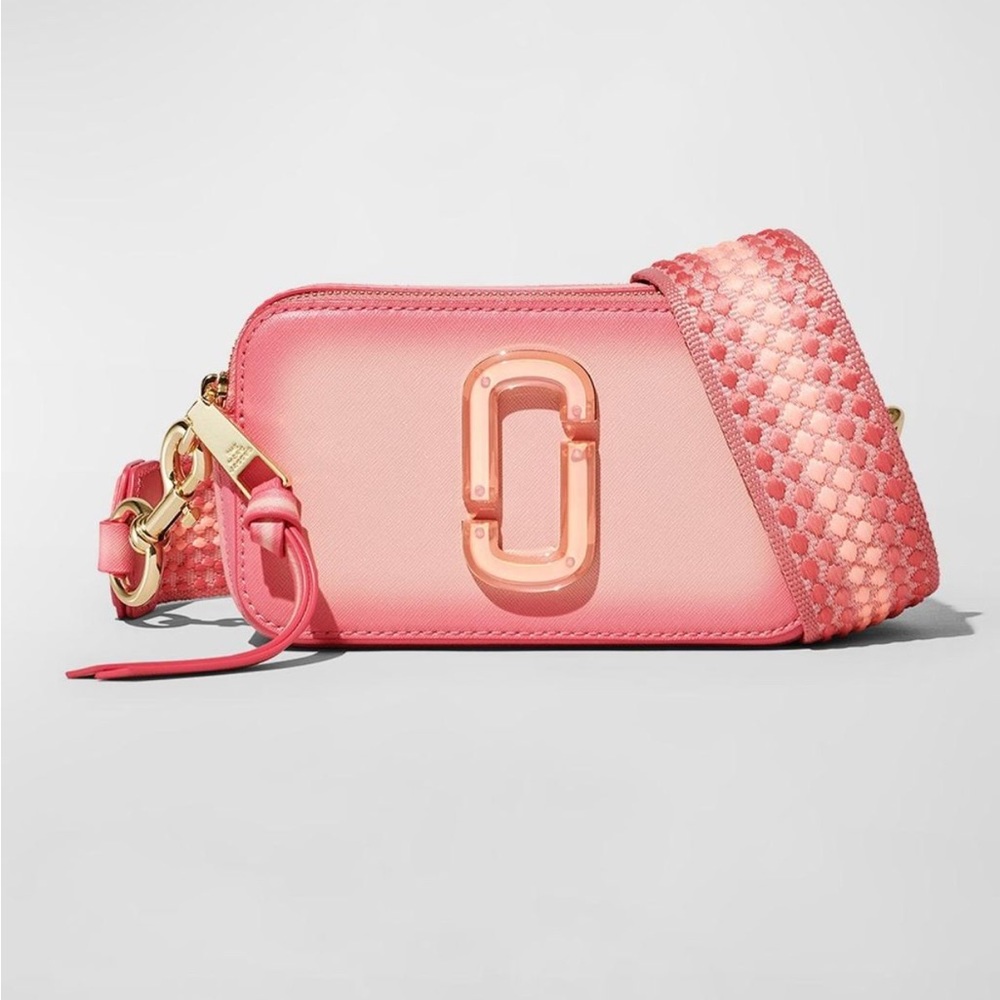 NWT Marc Jacobs “the fluoro edge” snapshot bag in pink